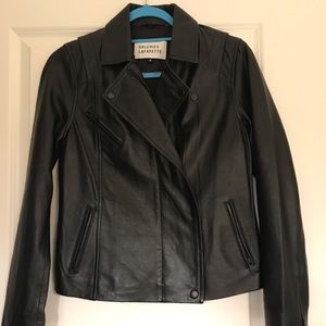 Galeries Lafayette leather jacket. Never worn.
